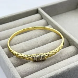 Bratara placata aur 18k eleganta Bratara placata aur 18k eleganta