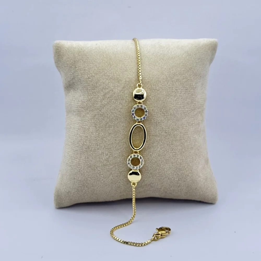 Bratara placata aur 18k eleganta Bratara placata aur 18k eleganta
