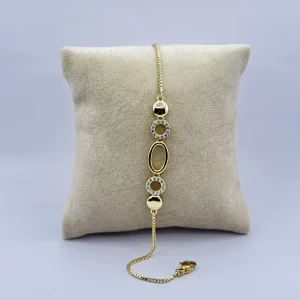 Bratara placata aur 18k eleganta Bratara placata aur 18k eleganta