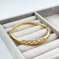 Bratara placata aur 18k feminina cristale Zirconia Bratara placata aur 18k feminina cristale Zirconia