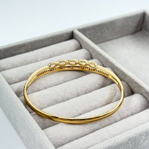 Bratara placata aur 18k feminina cristale Zirconia Bratara placata aur 18k feminina cristale Zirconia