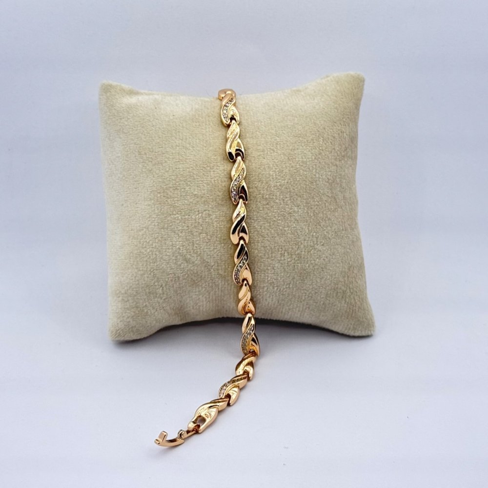 Bratara placata aur 18k fina