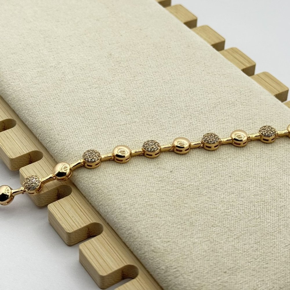 Bratara placata aur 18k fina