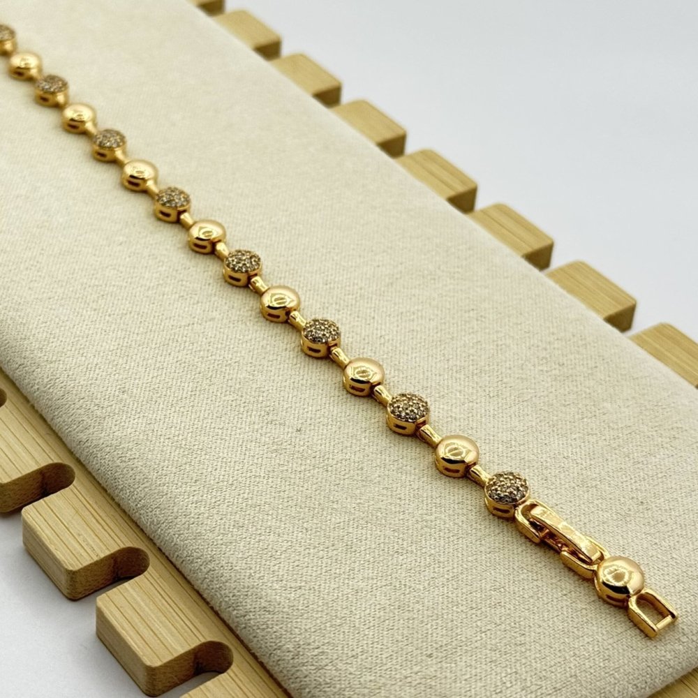 Bratara placata aur 18k fina