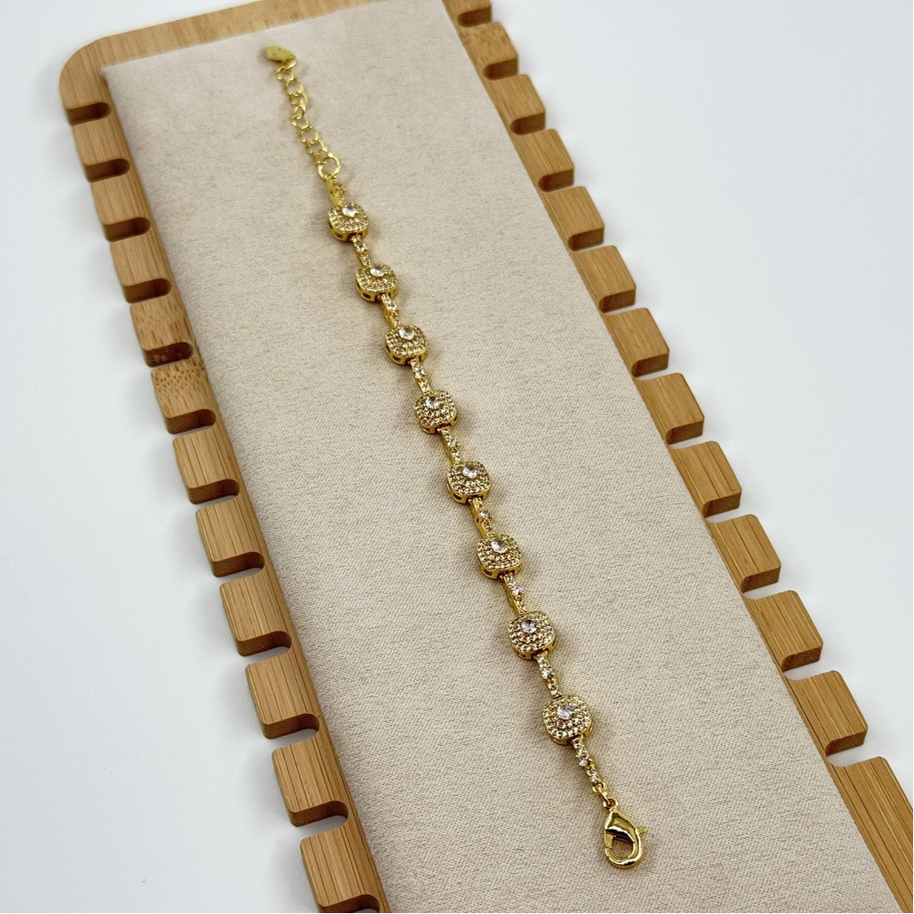 Bratara placata aur 18k fina