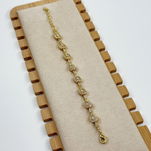 Bratara placata aur 18k fina