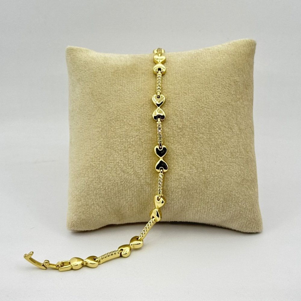 Bratara placata aur 18k fundite