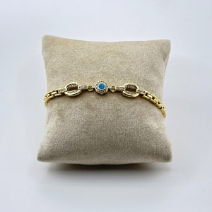 Bratara placata aur 18k galben