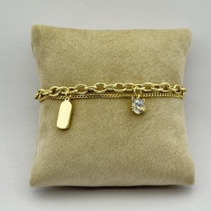 Bratara placata aur 18k galben