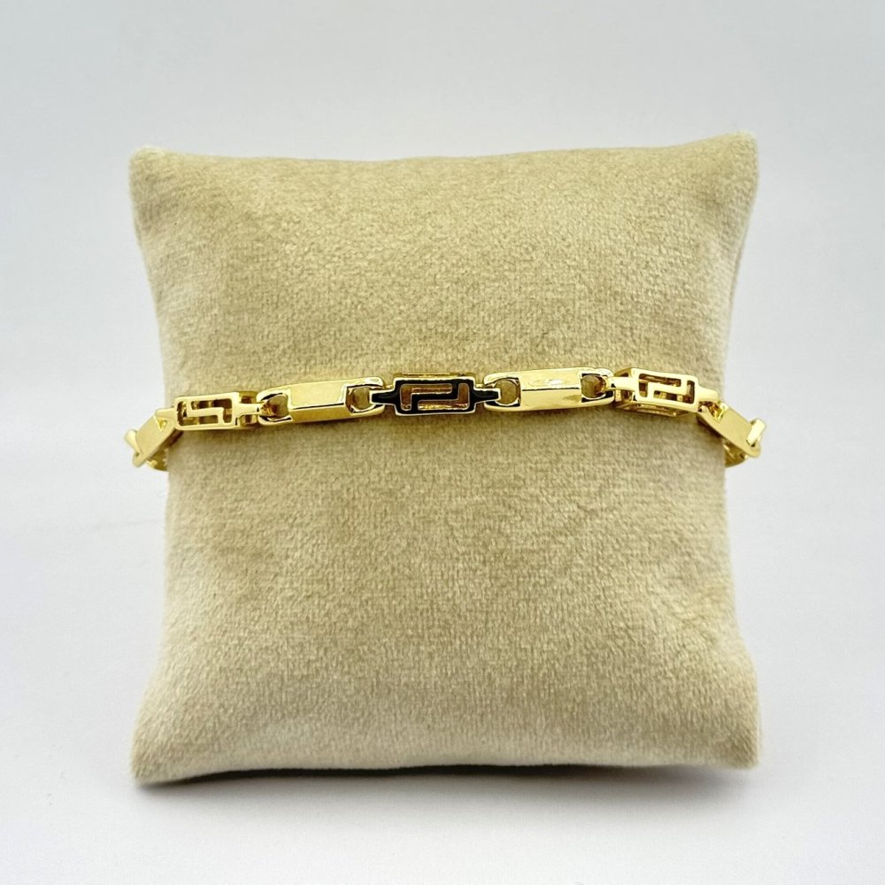 Bratara placata aur 18k galben unisex
