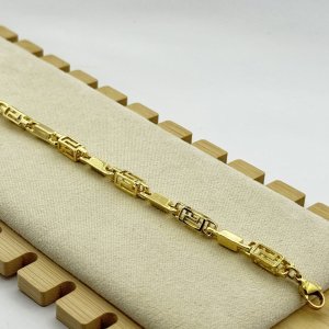 Bratara placata aur 18k galben unisex