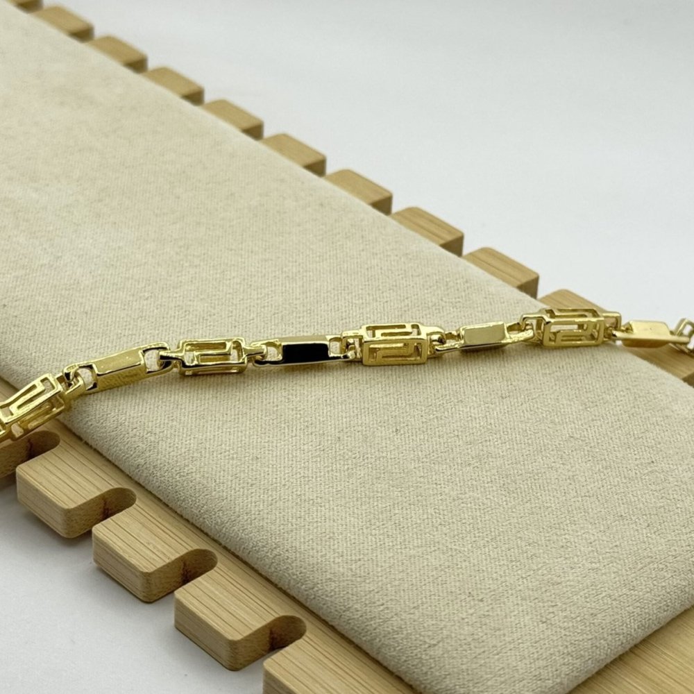 Bratara placata aur 18k galben unisex