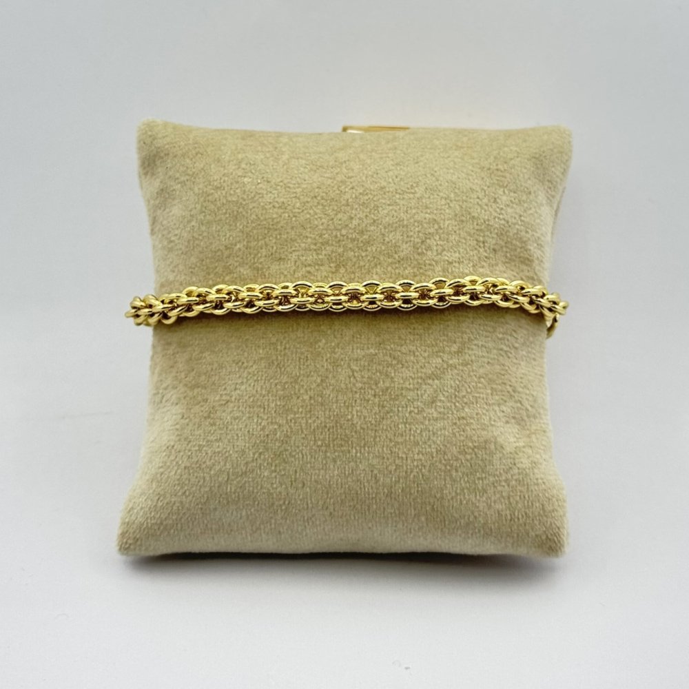 Bratara placata aur 18k galben unisex