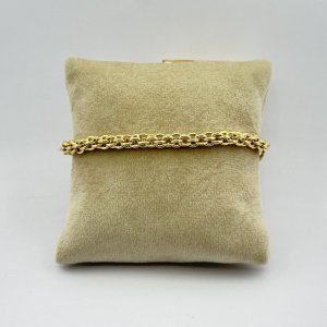 Bratara placata aur 18k galben unisex