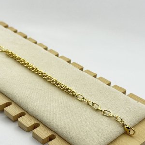 Bratara placata aur 18k galben unisex