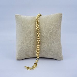 Bratara placata aur 18k galben unisex