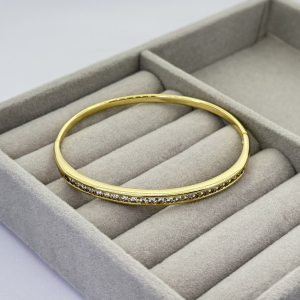 Bratara placata aur 18k inchidere laterala