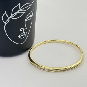 Bratara placata aur 18k inchidere laterala