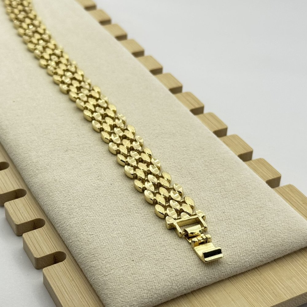 Bratara placata aur 18k lata