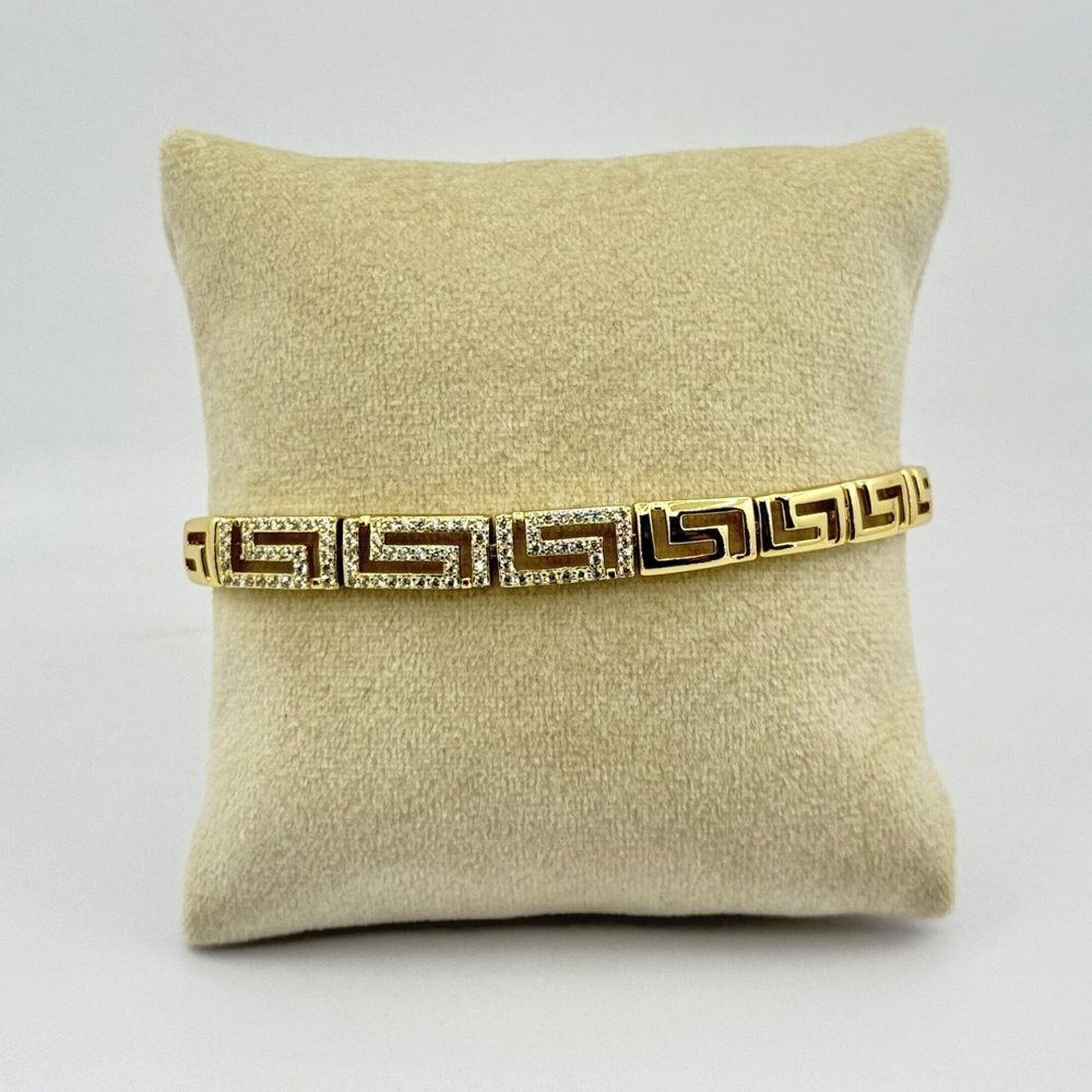 Bratara placata aur 18k lata unisex Bratara placata aur 18k lata unisex