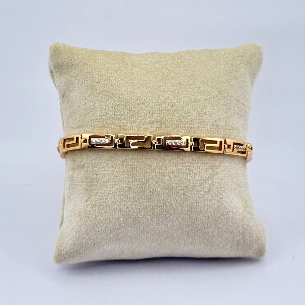 Bratara placata aur 18k model clasic