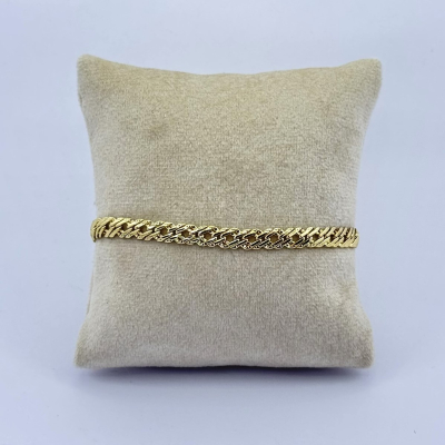 Bratara placata aur 18k model unisex Bratara placata aur 18k model unisex