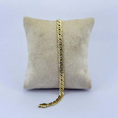 Bratara placata aur 18k model unisex