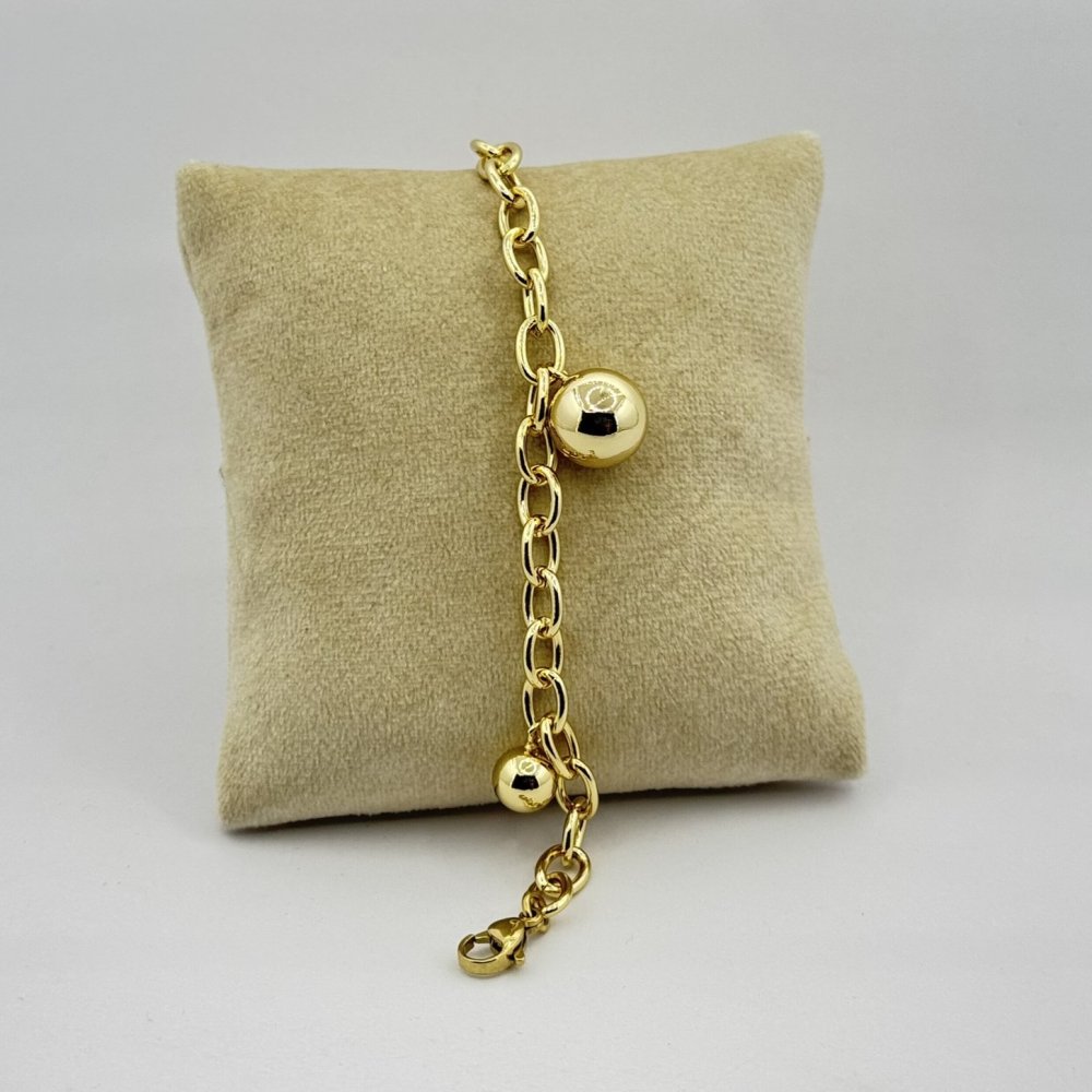 Bratara placata aur 18k moderna