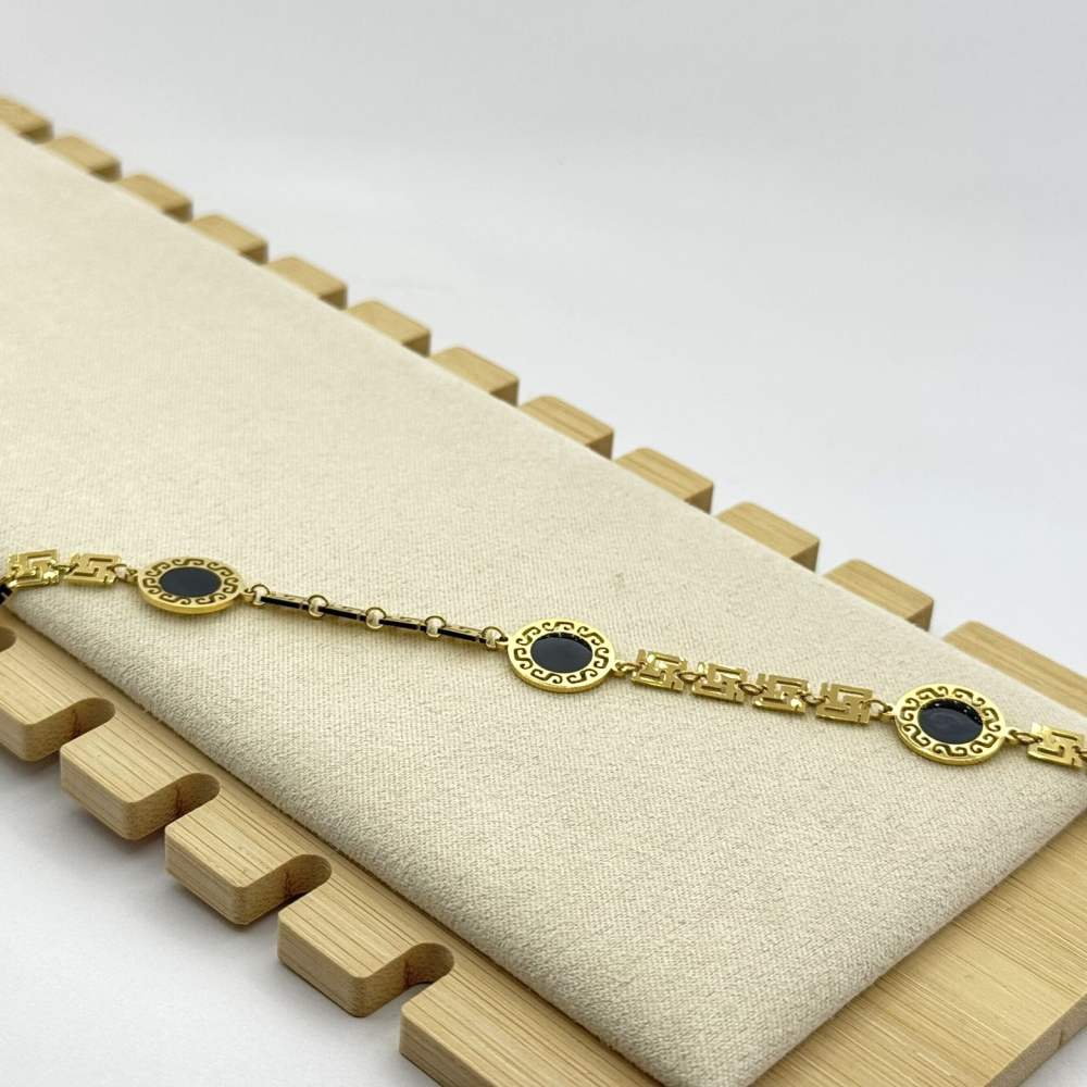 Bratara placata aur 18k moderna
