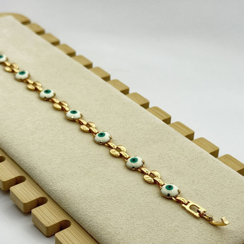 Bratara placata aur 18k Ochiul lui Horus