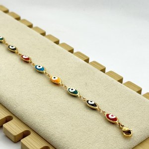 Bratara placata aur 18k Ochiul lui Horus Bratara placata aur 18k Ochiul lui Horus