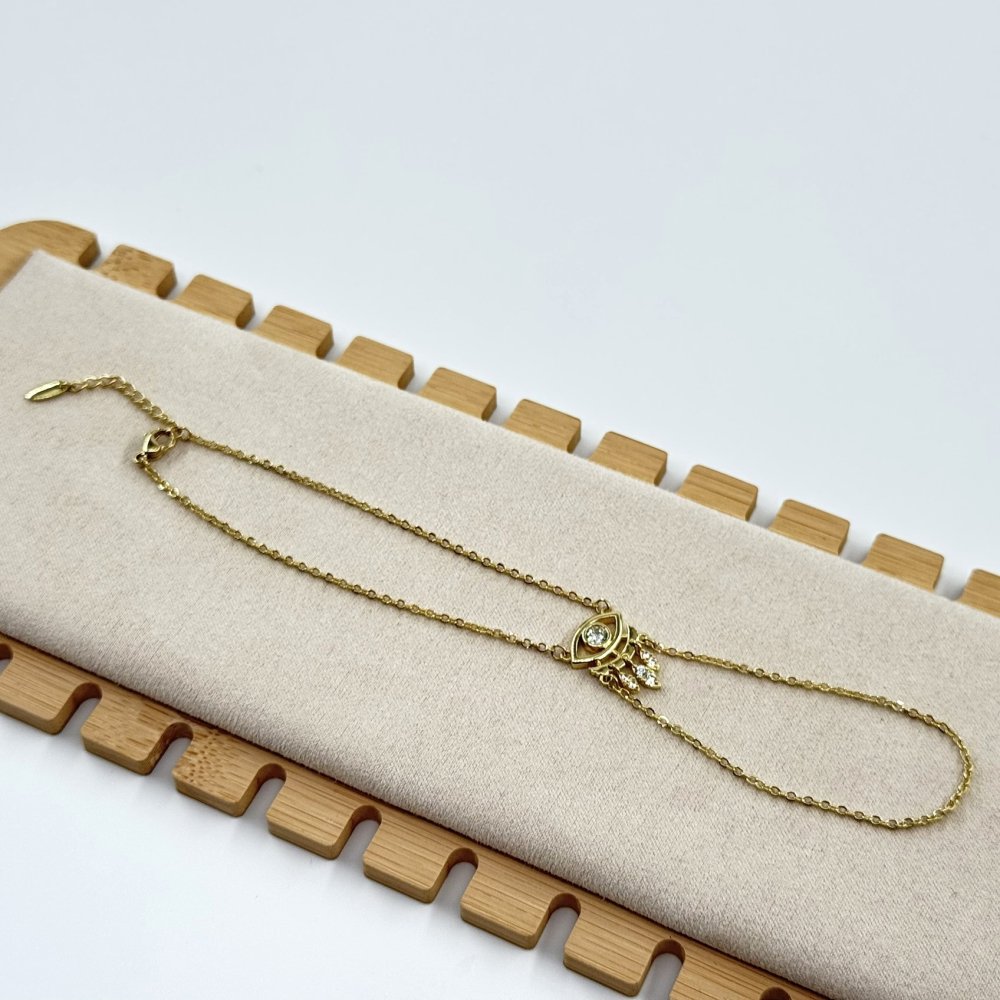 Bratara placata aur 18k pentr mana si deget Bratara placata aur 18k pentr mana si deget