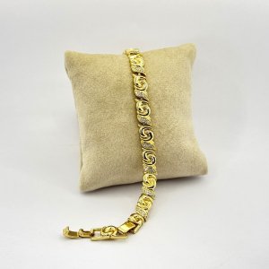 Bratara placata aur 18k statement