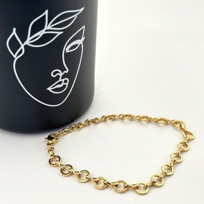 Bratara placata aur 18k unisex