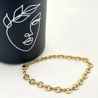 Bratara placata aur 18k unisex