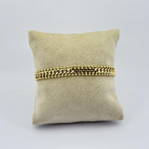 Bratara placata aur 18k unisex