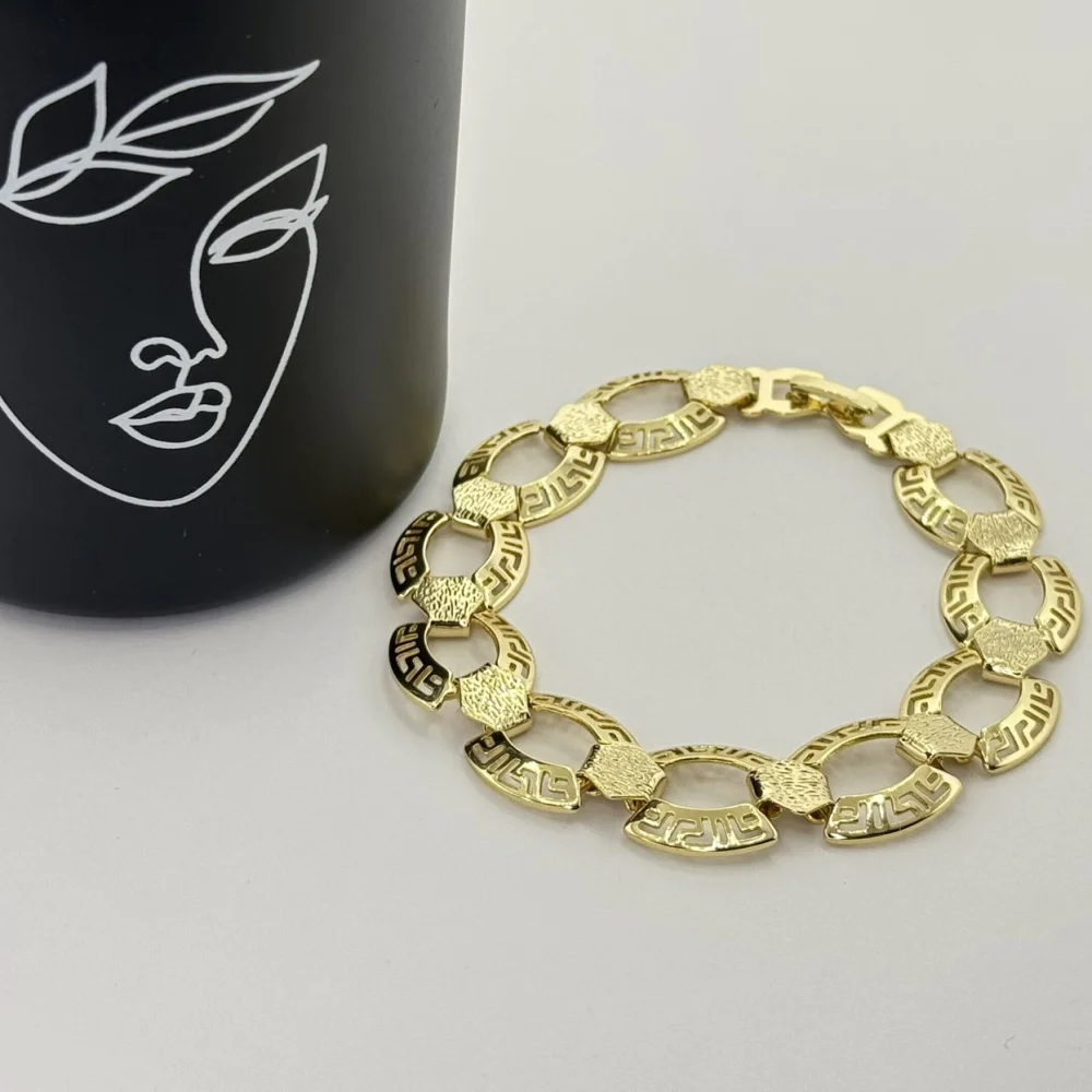 Bratara placata aur 18k unisex Bratara placata aur 18k unisex