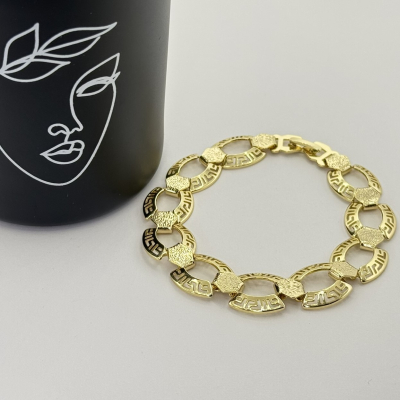 Bratara placata aur 18k unisex