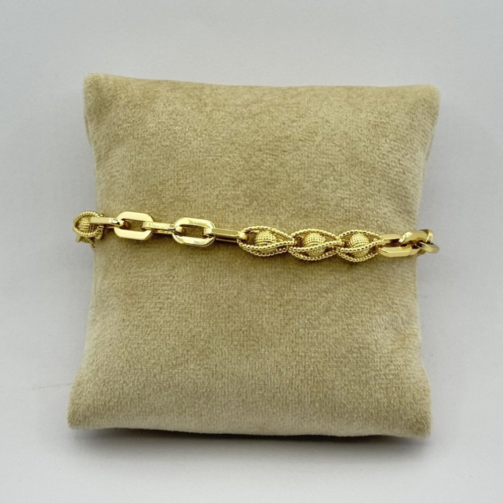 Bratara placata aur 18k unisex