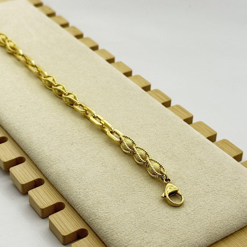 Bratara placata aur 18k unisex
