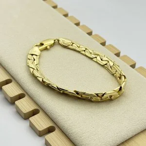 Bratara placata aur 18k unisex