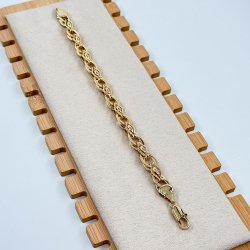 Bratara placata aur 18k unisex