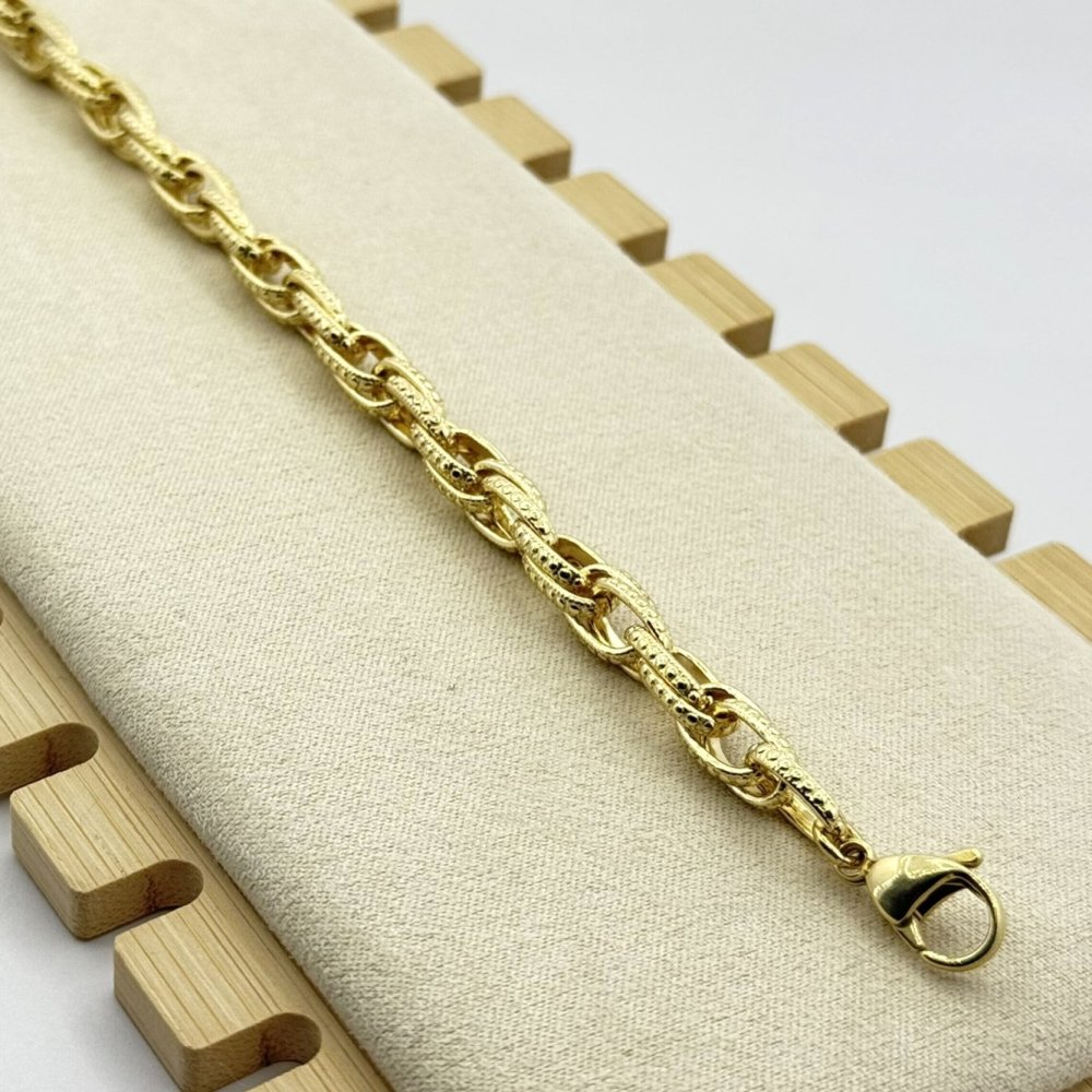 Bratara placata aur 18k zale aurii