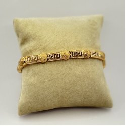 Bratara placata aur 18k coloane grecesti