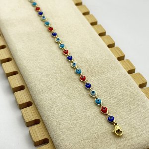 Bratara placata aur colorata Ochiul lui Horus Bratara placata aur colorata Ochiul lui Horus