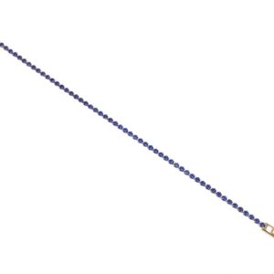 Bratara placata aur cristale Zirconia albastre Bratara placata aur cristale Zirconia albastre