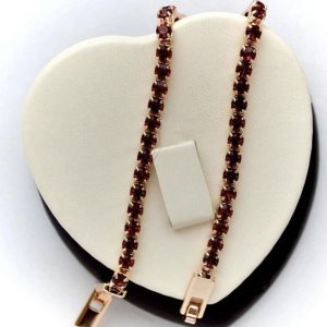 Bratara placata aur cristale Zirconia visinii