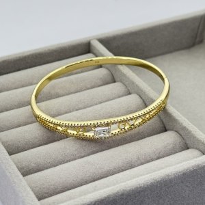 Bratara placata aur galben 18k