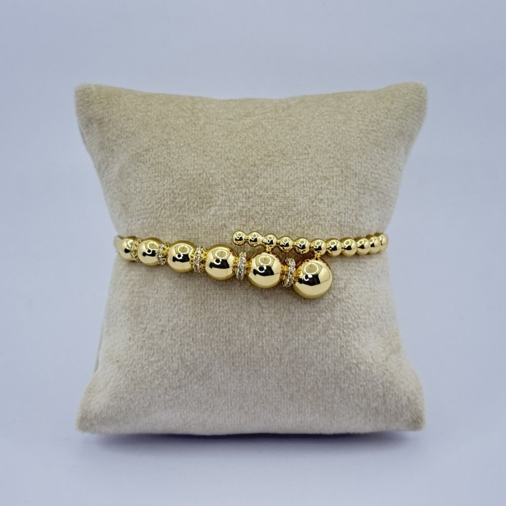Bratara placata aur galben 18k Bratara placata aur galben 18k