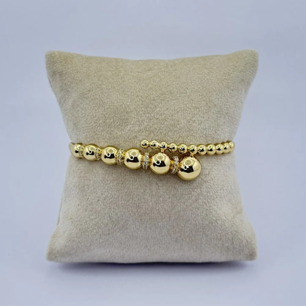 Bratara placata aur galben 18k Bratara placata aur galben 18k